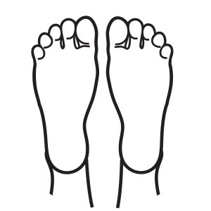Childrens feet